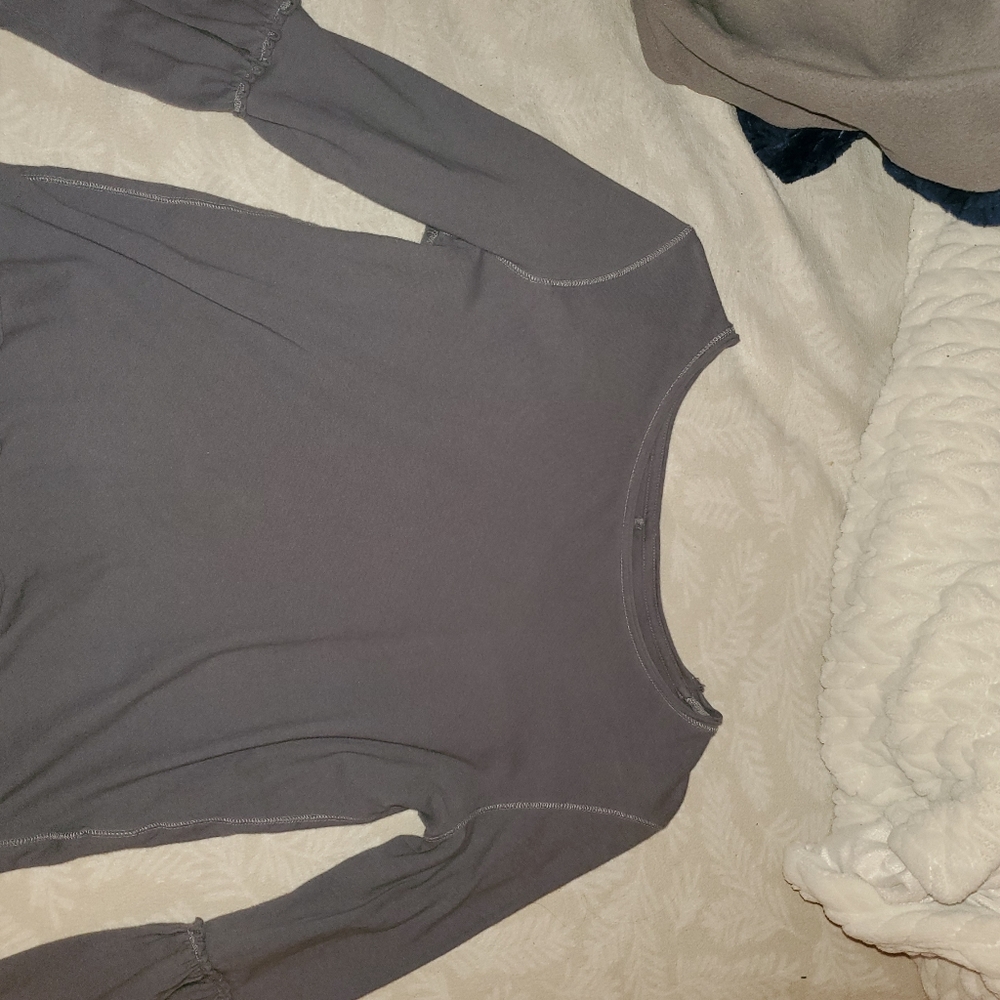 Bell Sleeve Crop Top